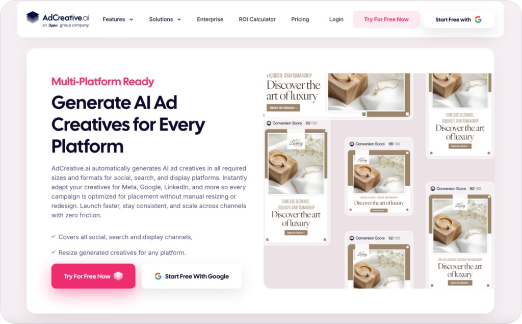 AdCreative AI multi-platform ready