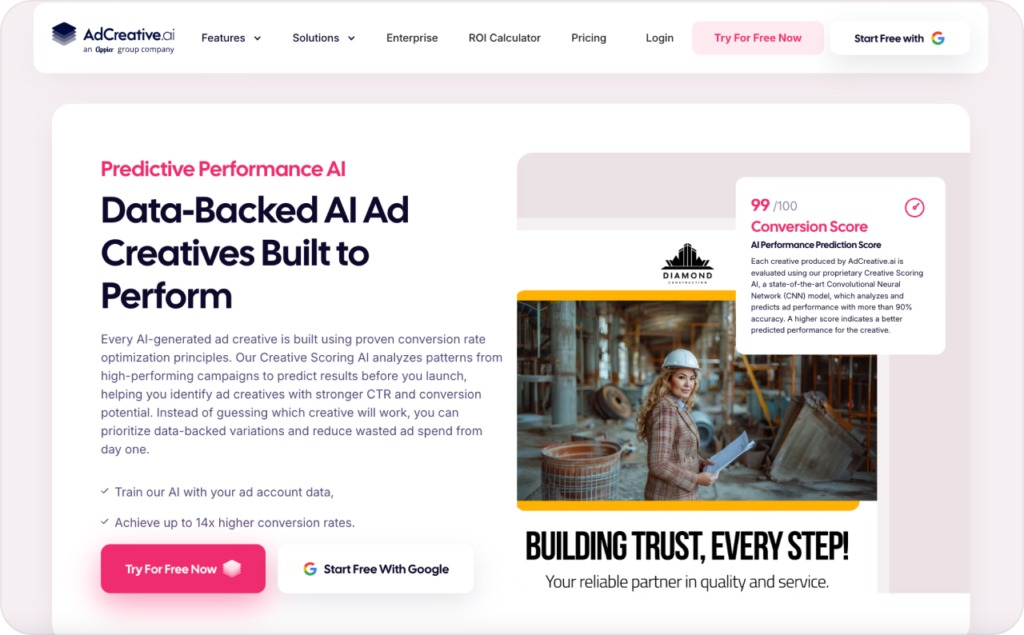AdCreative AI predictive performance AI
