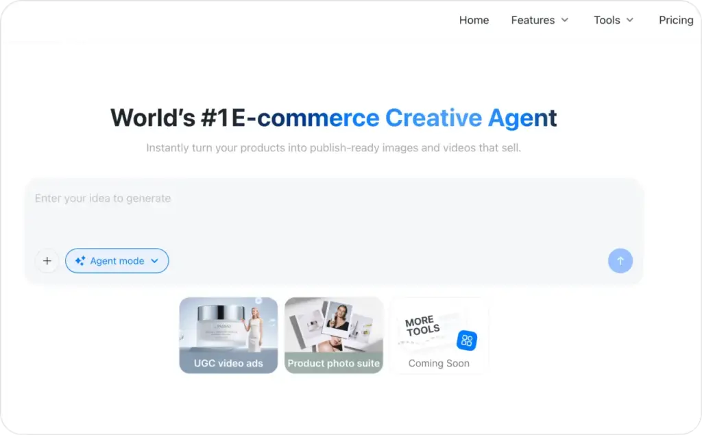 Bandy AI landing page