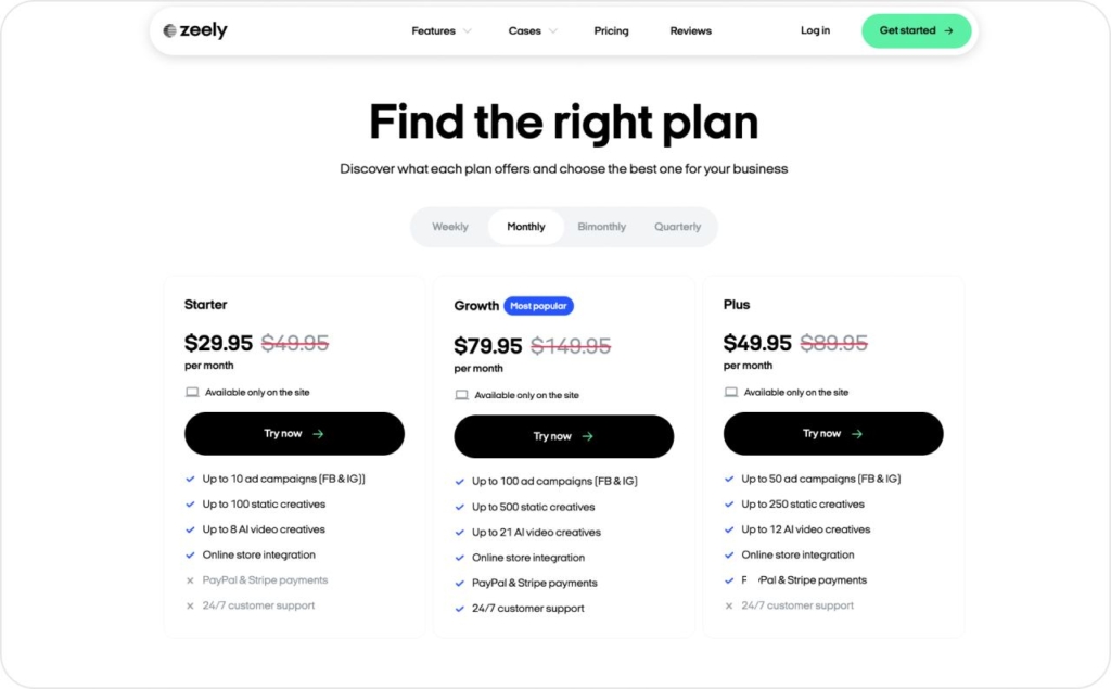 OpenAI pricing page
