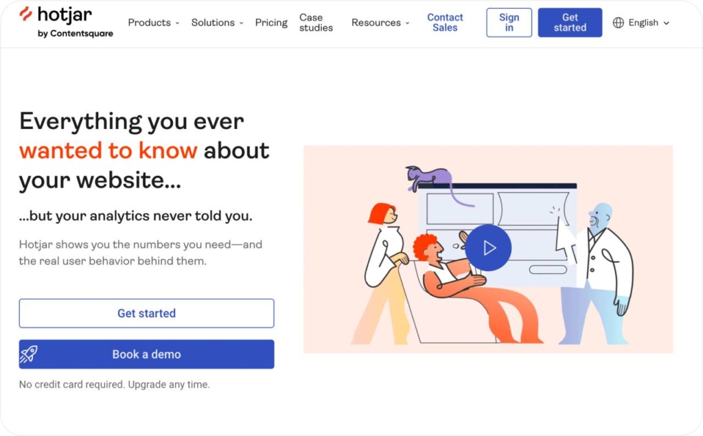 Hotjar page
