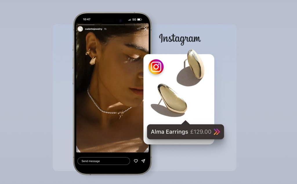 Shopify and Instagram page