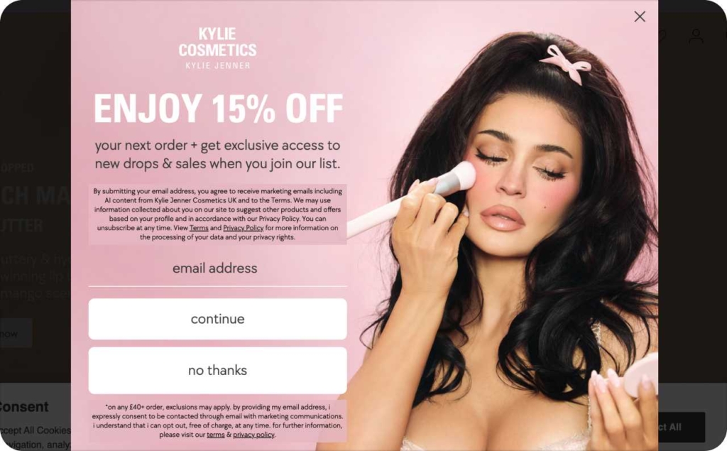 Kylie costemics website sale