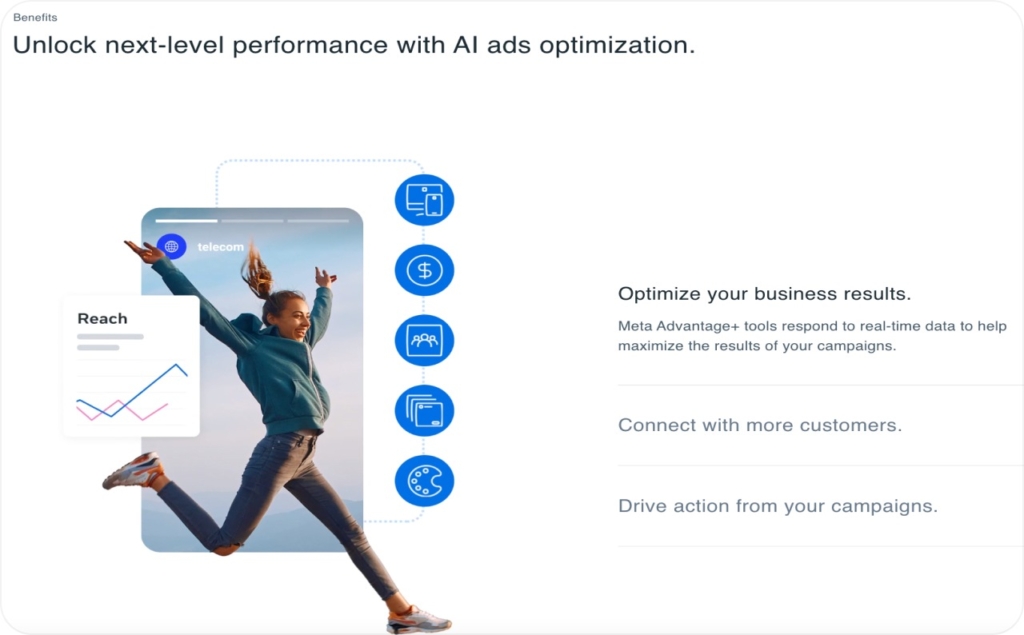 Meta business page