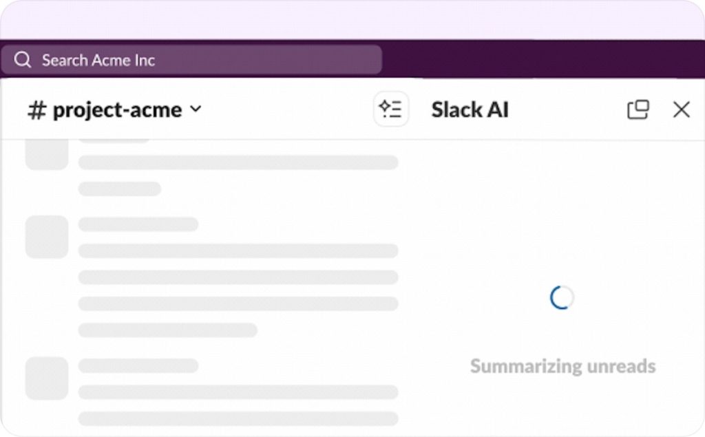 Slack page
