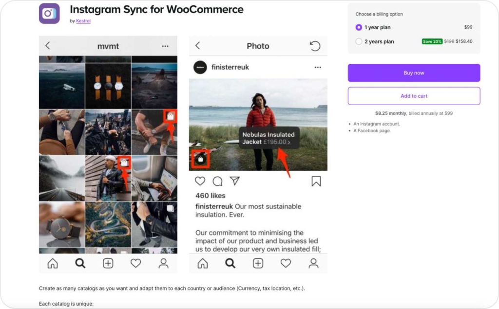 WooCommerce website