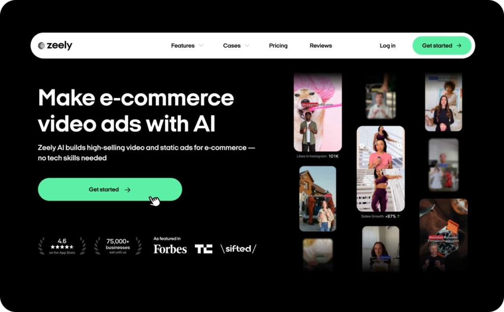 Zeely AI e-commerce video ads maker