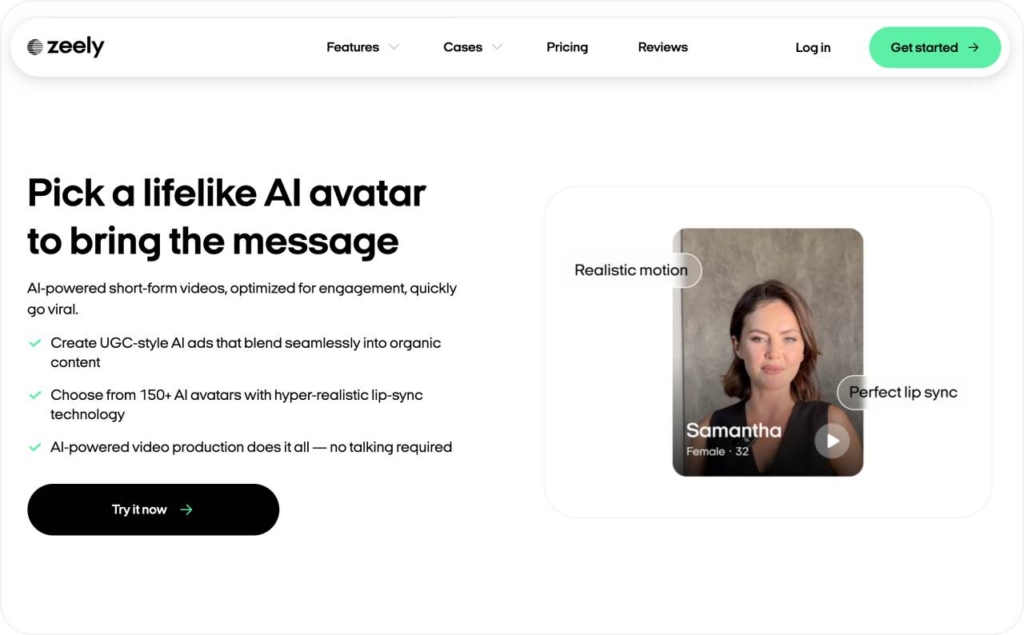 Zeely AI avatars