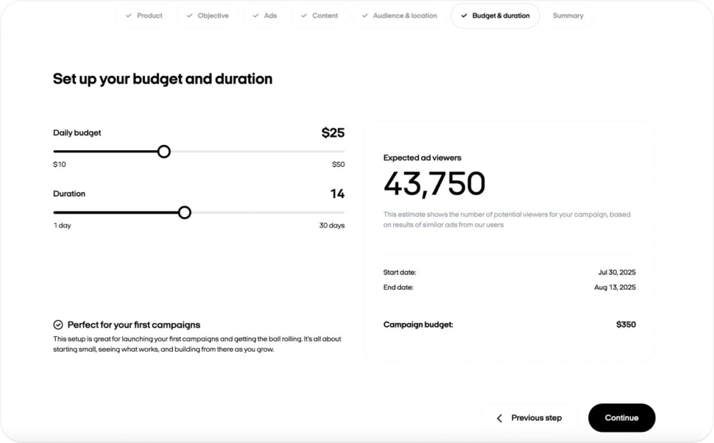 Zeely AI budget