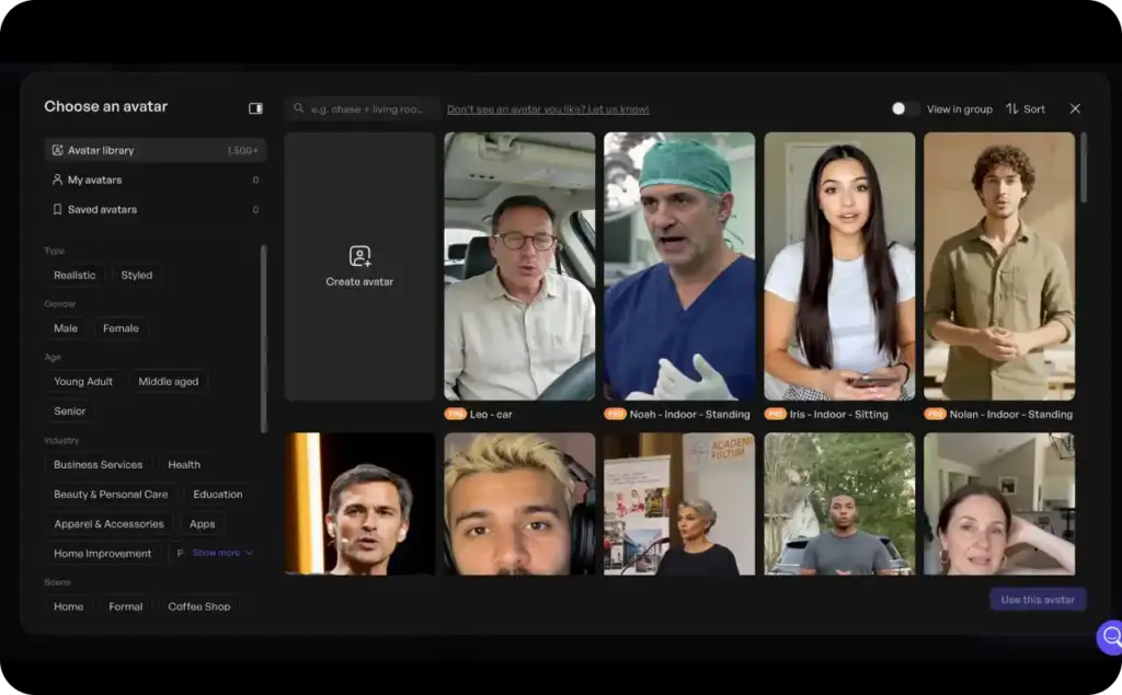 AI avatars | Creatify AI