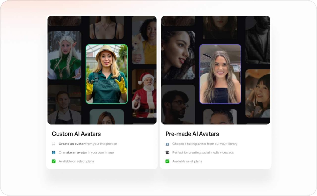 Ceatify AI avatars