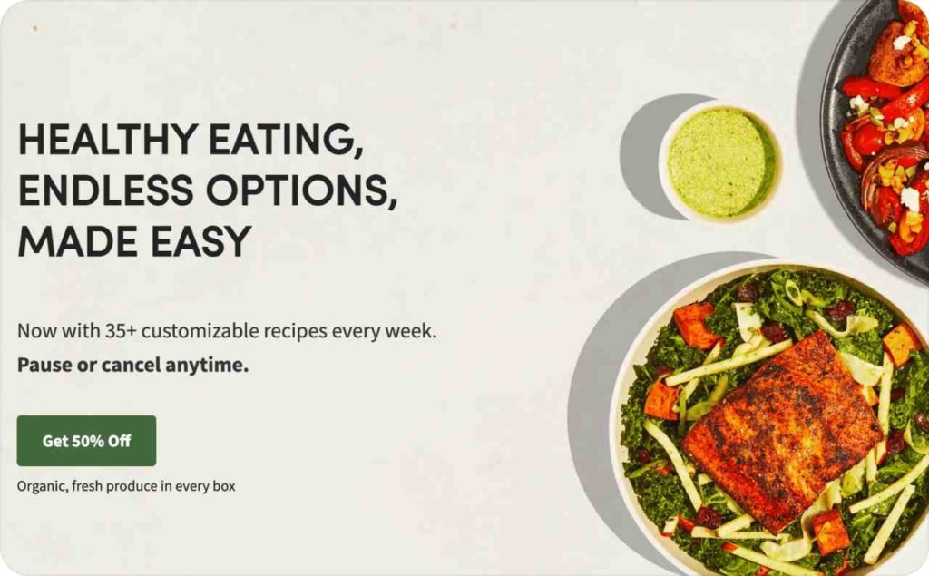 Green Chef page