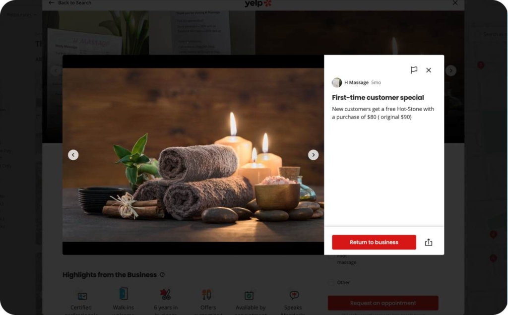 H Massage on Yelp
