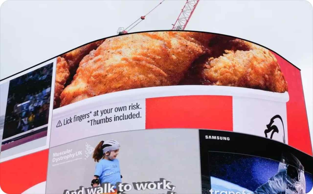 KFC advertising