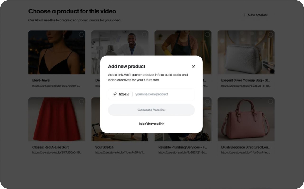 Zeely AI URL to video