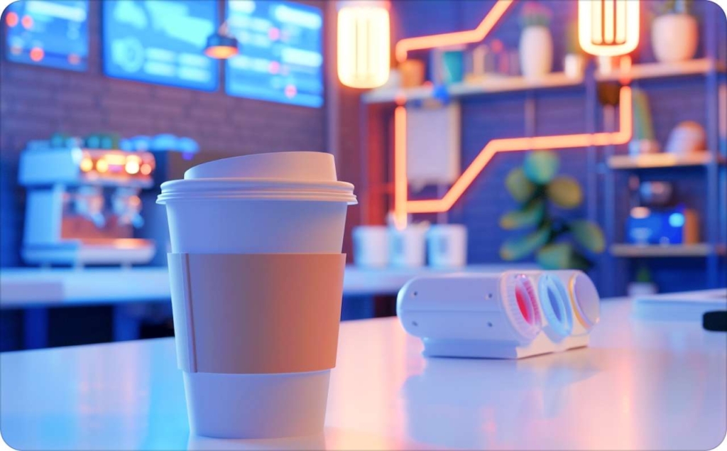 3D coffee shop