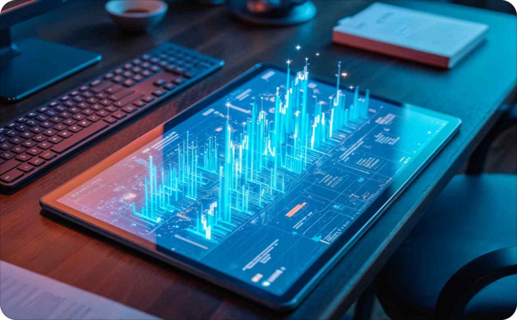 Financial 3D charts