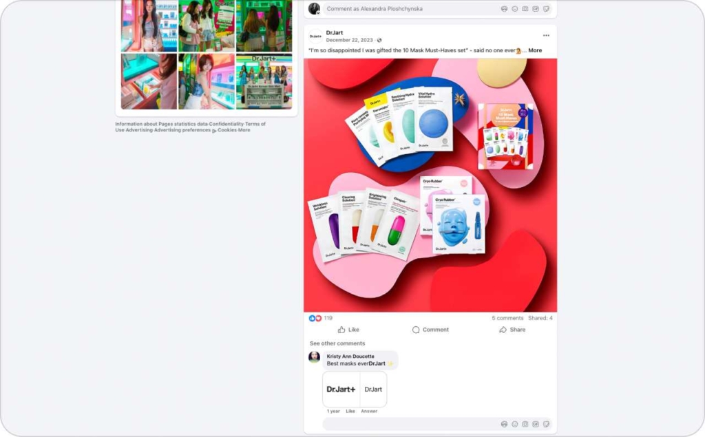 DrJart on Facebook