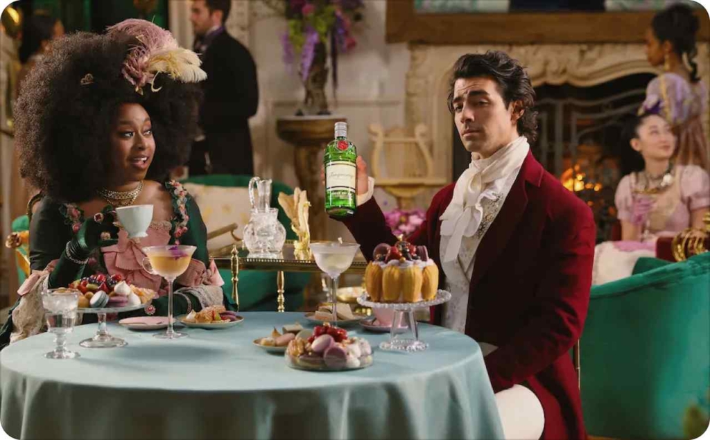 Tanqueray × Bridgerton ad