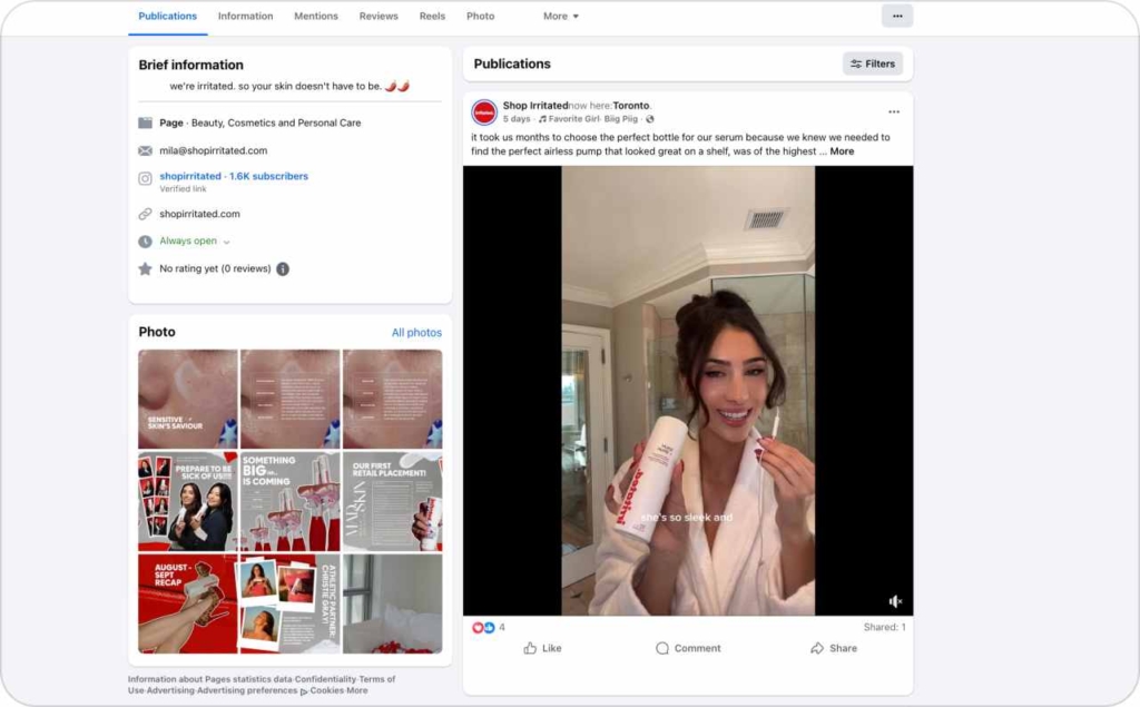 Shop Irritated on Facebook