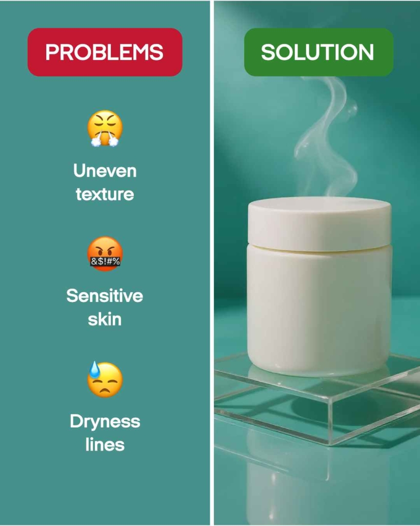 Zeely AI ad portraying a cream