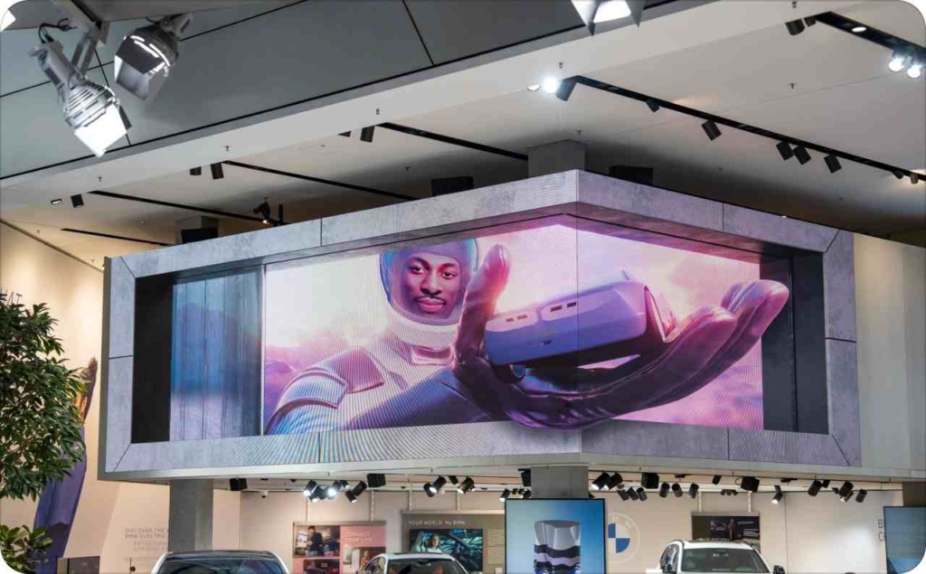 BMW AI-driven digital billboard