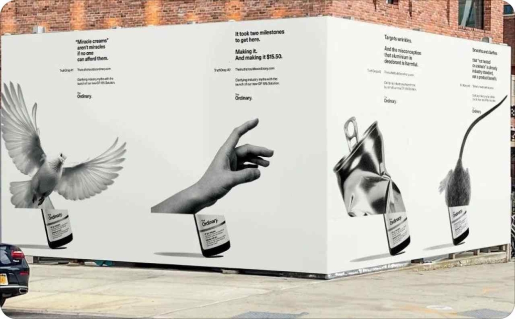 The Ordinary — “The truth should be ordinary” campaign