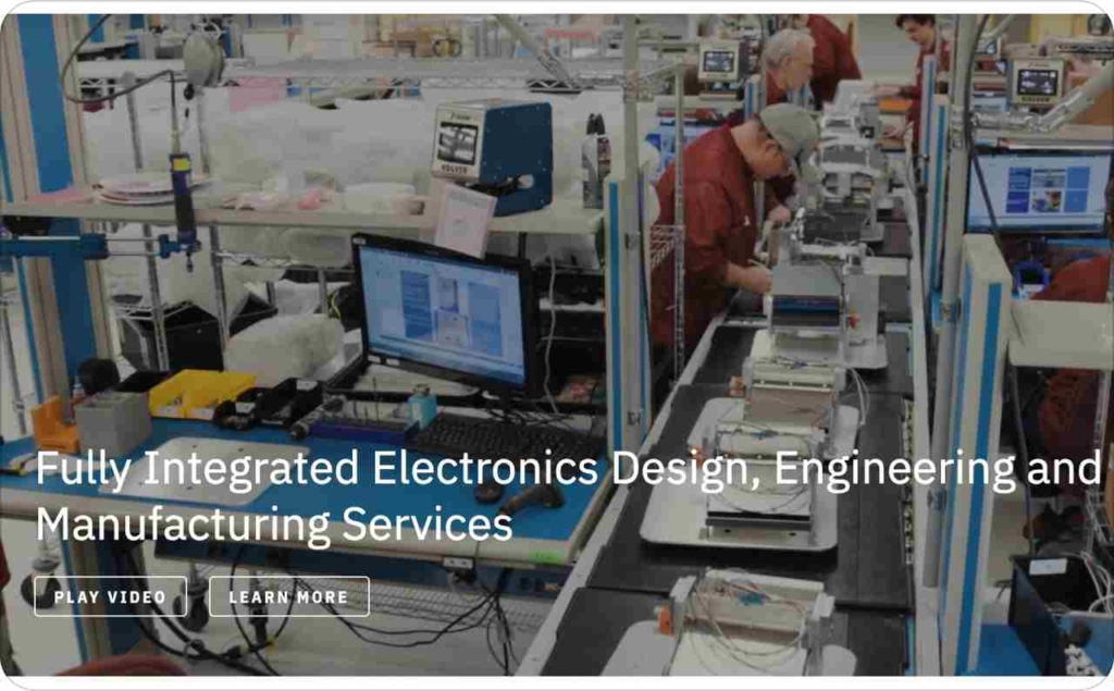 Landing page of Enercon Technologies