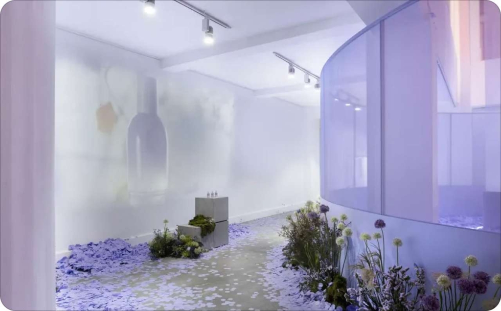 Glossier — Paris pop-up activation 2025