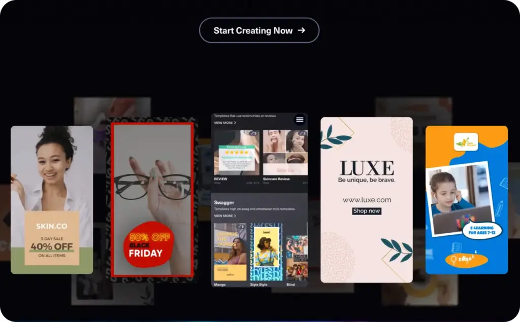 Shakr landing page