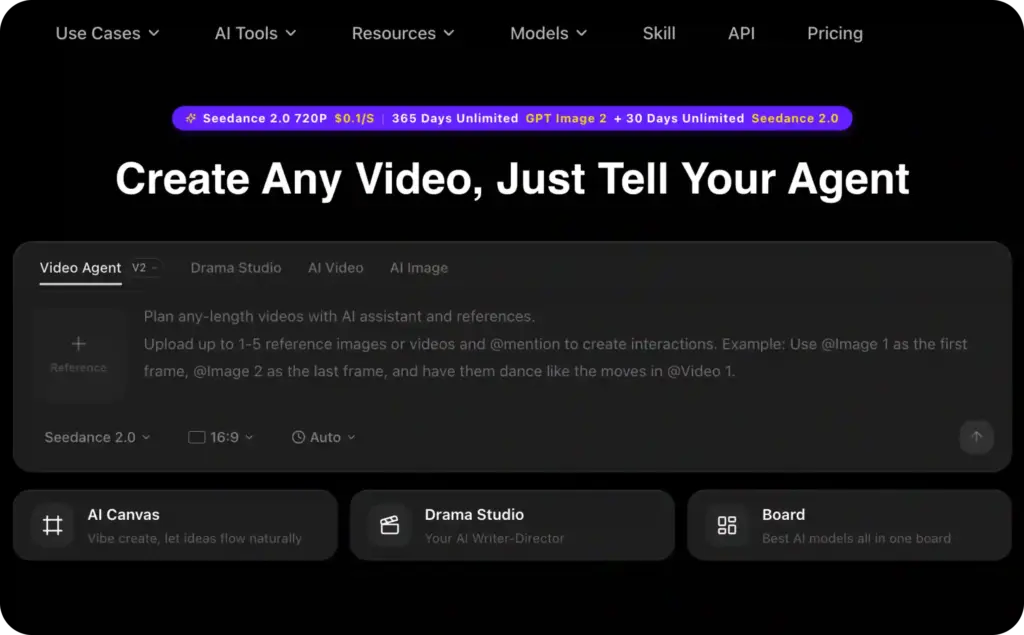 Topview.ai landing page
