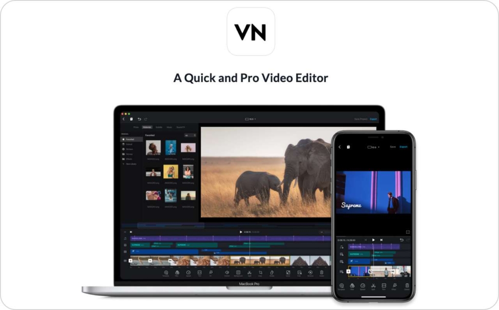 VN landing page screenshot 