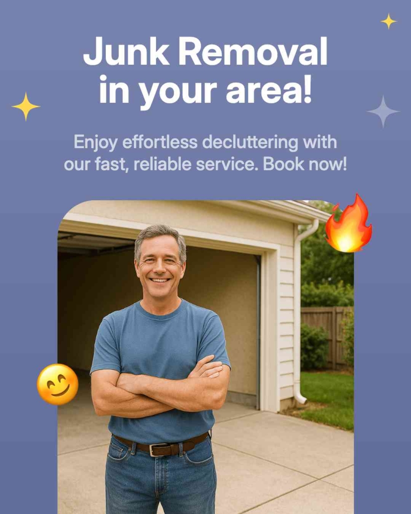 Zeely AI ad promoting junk removal advertising