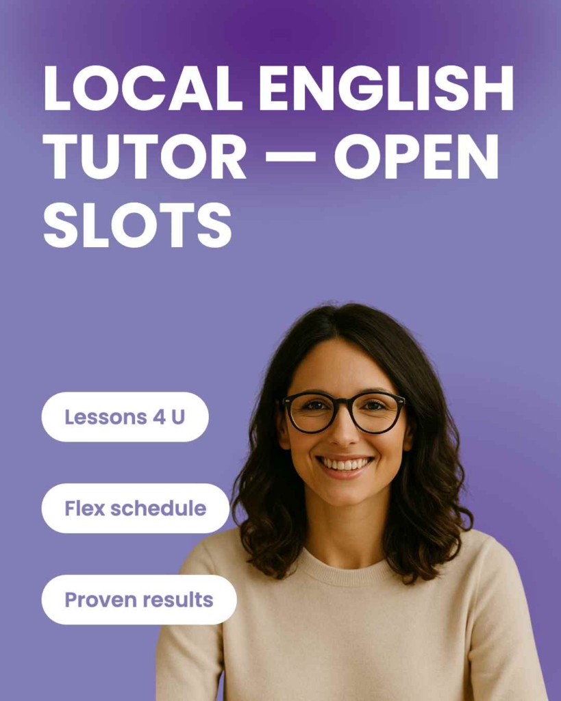 Zeely AI ad portraying a smiling tutor