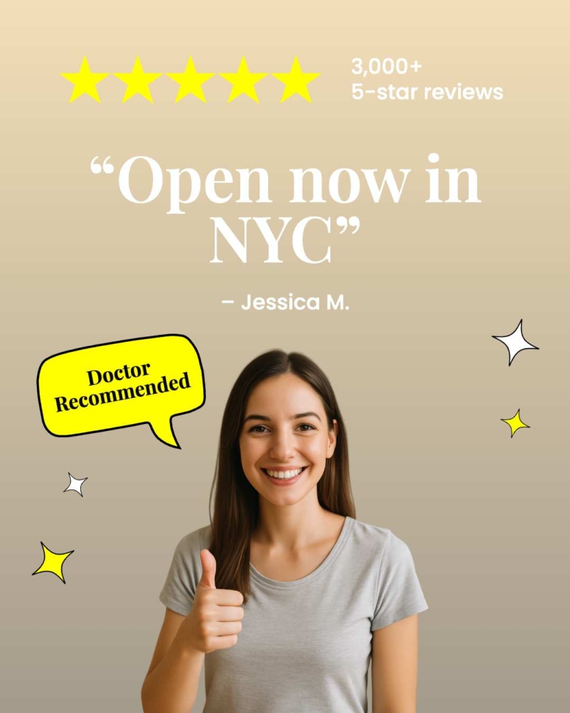 Zeely AI chiropractor ad portraying a a client review