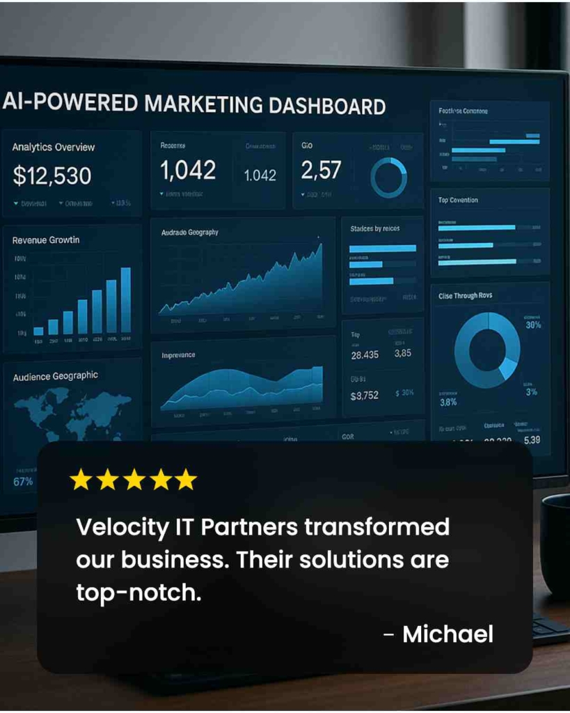 Zeely AI ad portraying customer's review