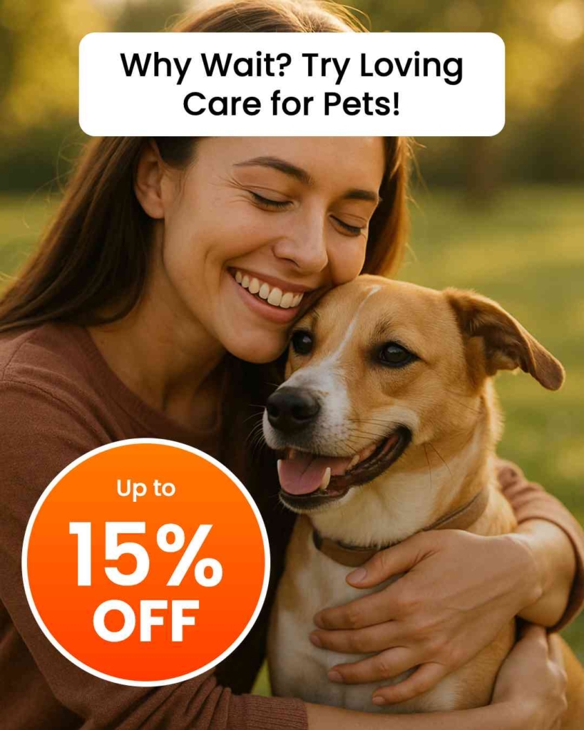 Zeely AI ad portraying a dog and a happy owner