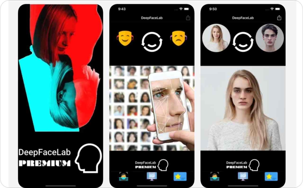 DeepFaceLab landing page screenshot