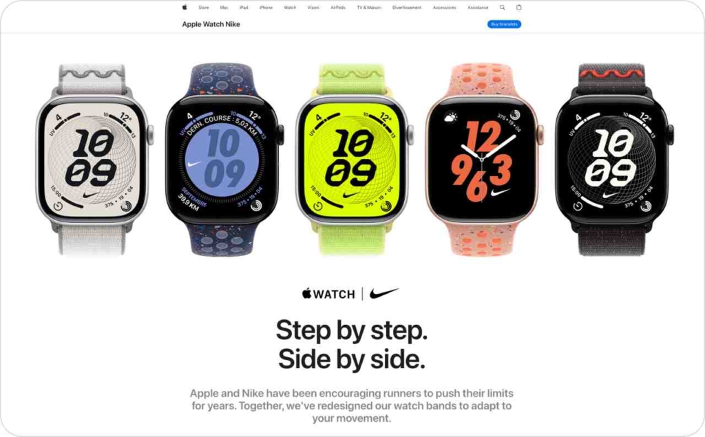 Apple and Nike collaboration screenshot