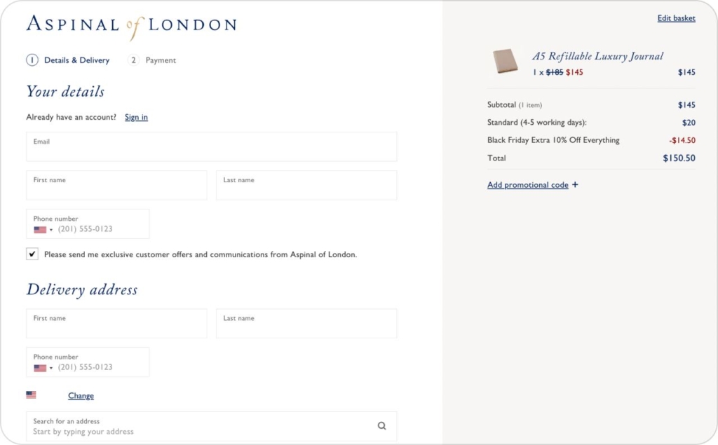 Aspinal of London cart 