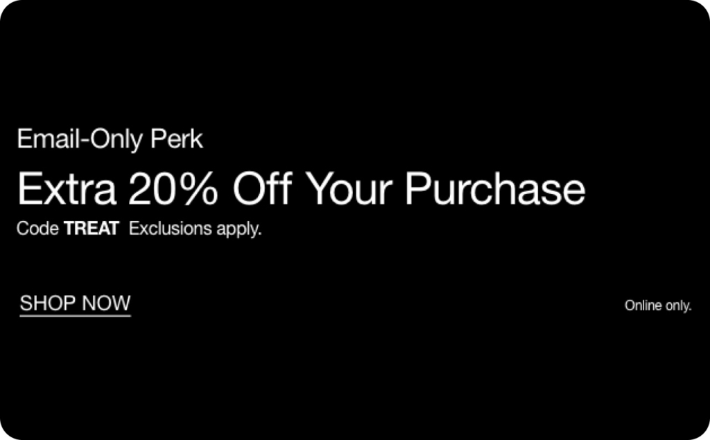 Email-only perk from GAP