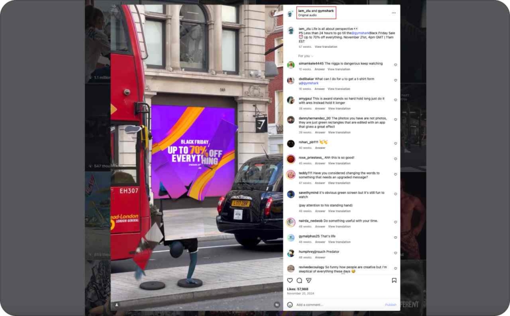 @iam_zlu and @gymshark collab