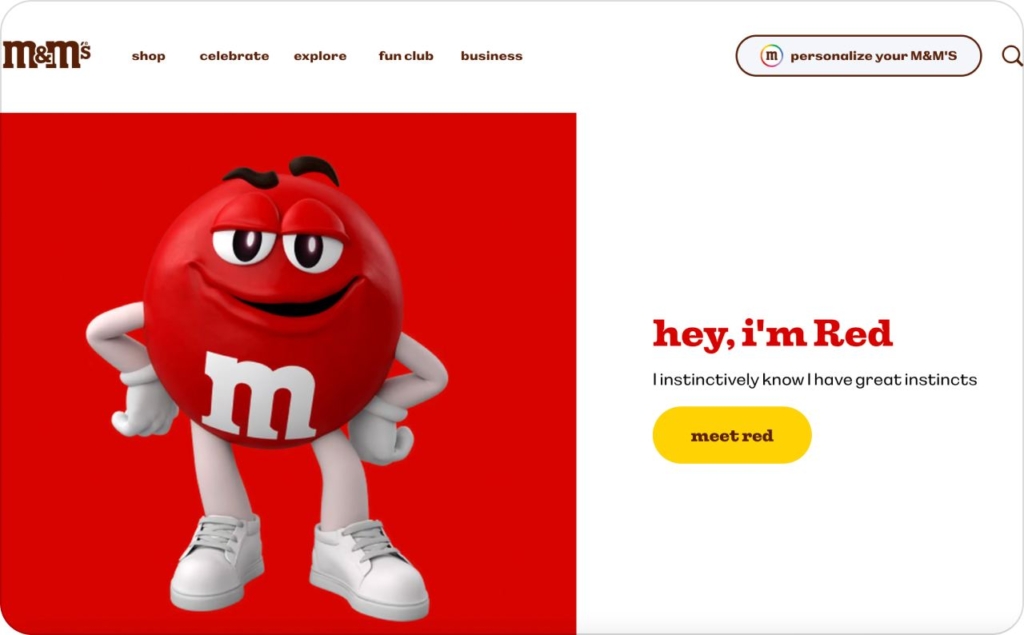 M&M caracter screenshot