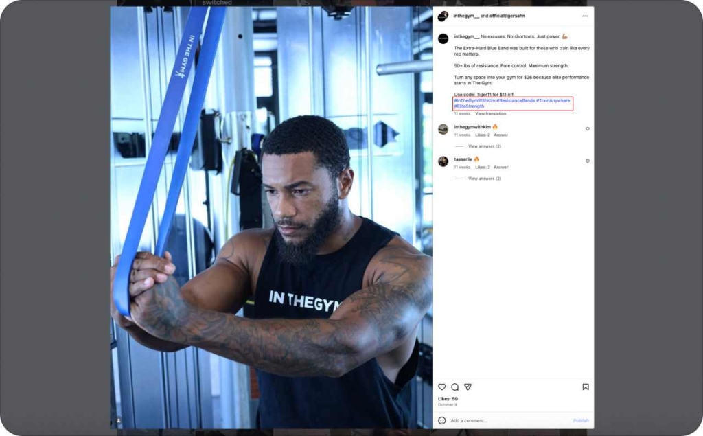 @officialtigersahn on Instagram