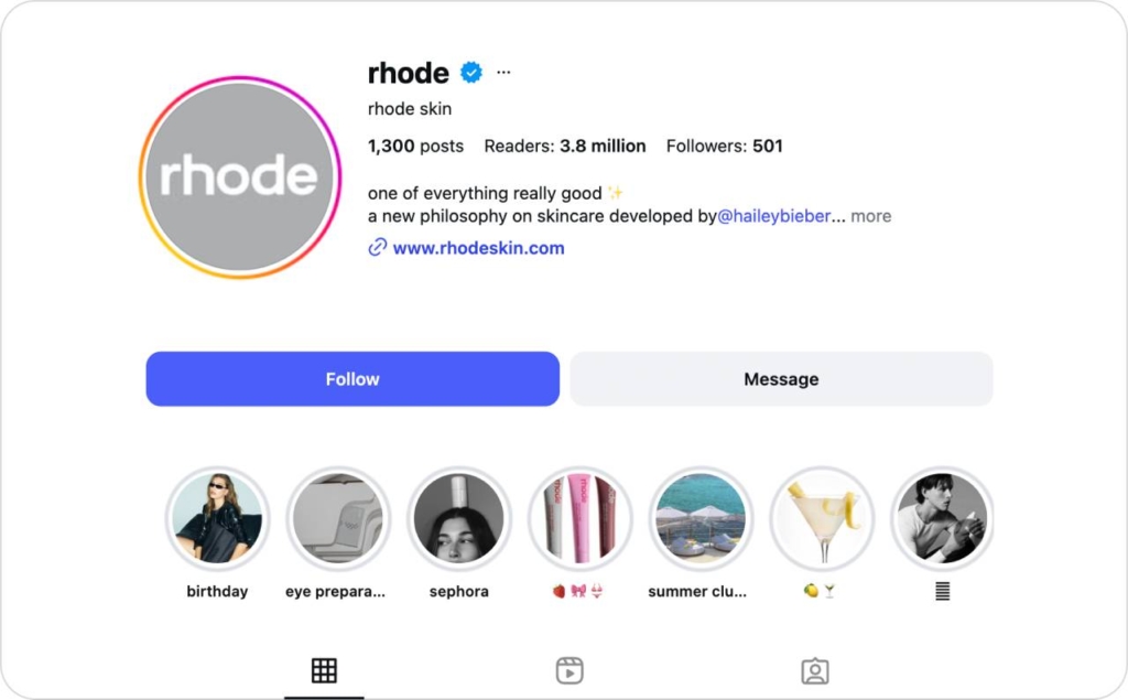 @rhode on Instagram