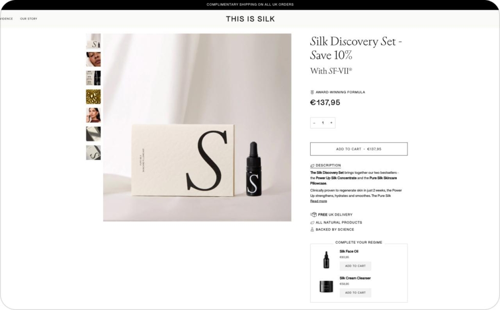 ThisIsSilk product sale