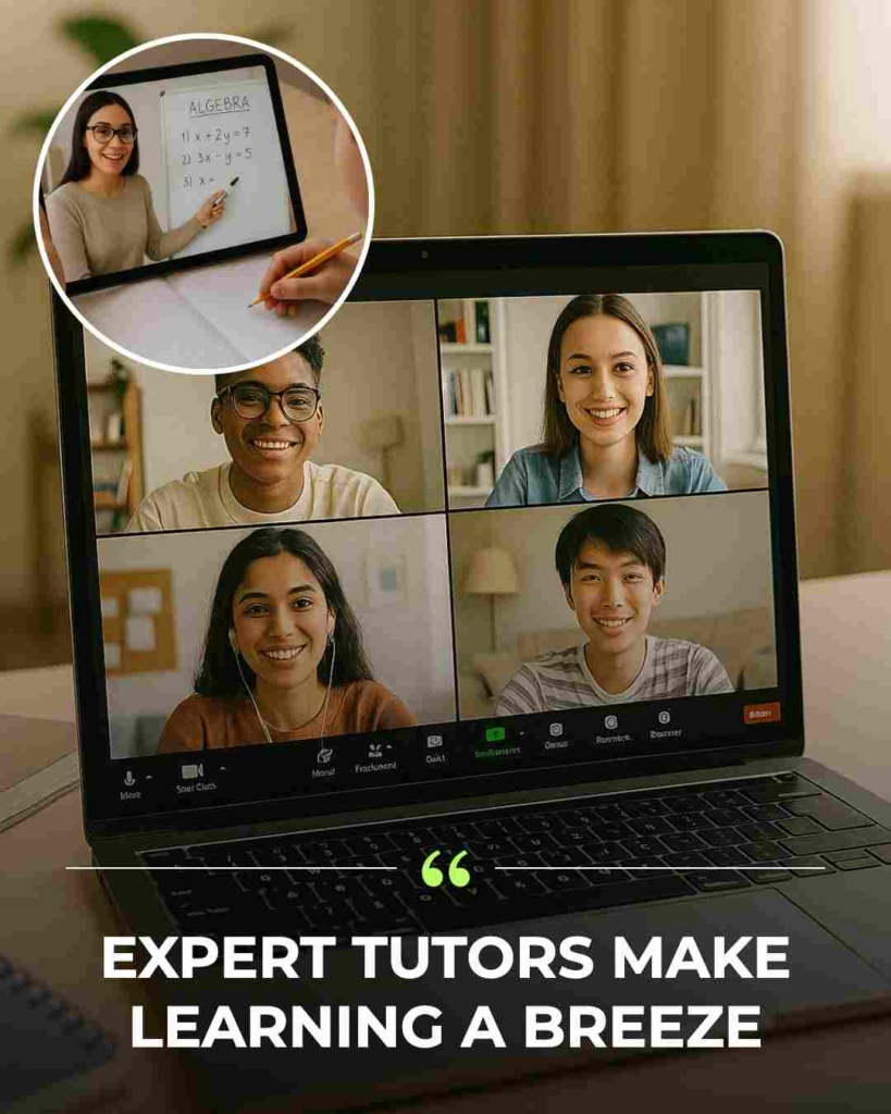 Zeely AI ad of online tutoring
