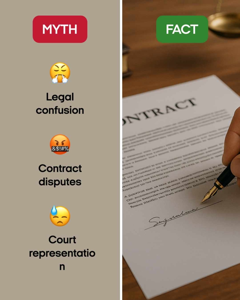 Zeely AI ad portraying signature of the contract
