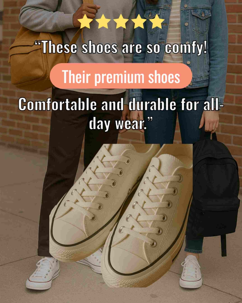 Zeely AI static ad 1 sneakers