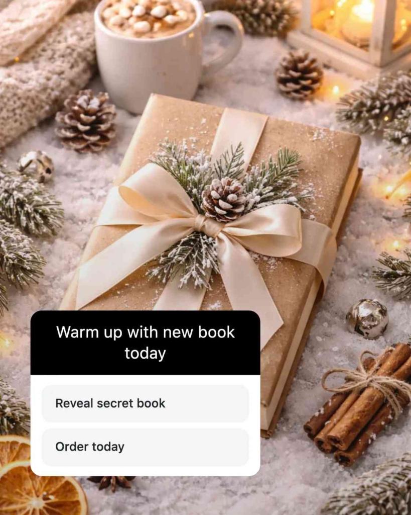 Zeely AI ad of a book